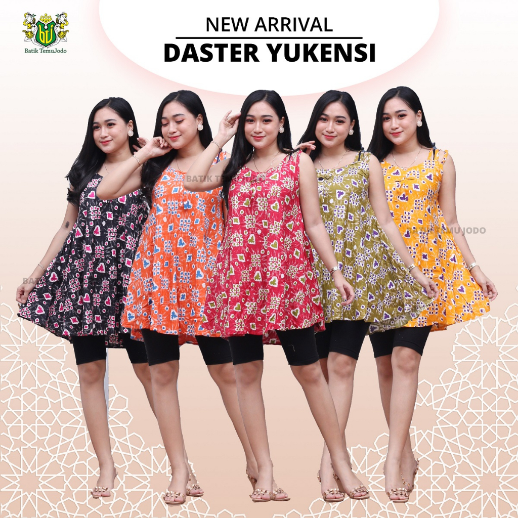 BATIK TEMU JODO - DASTER YUKENSI DASTER KENSI RAYON MOTIF JUMPUTAN NON BUSUI