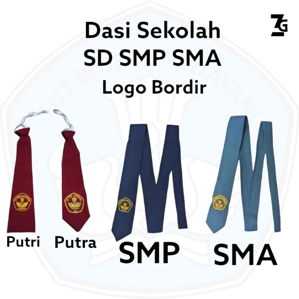 Dasi Sekolah SD SMP SMA/ Dasi Seragam SD Laki-laki Perempuan