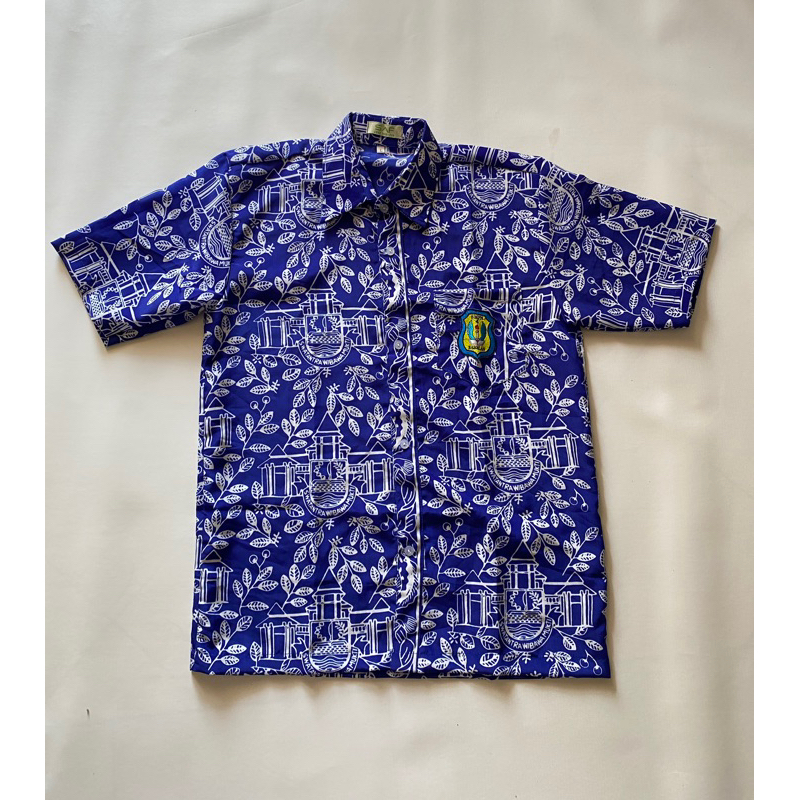 BATIK LAKI LAKI SERAGAM SMP 4 babelan