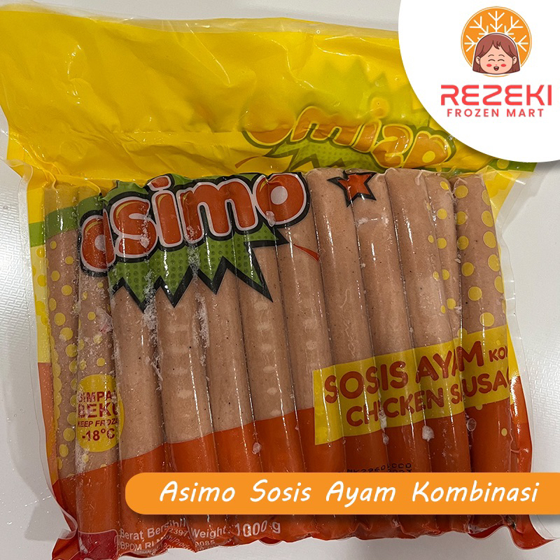 

Asimo Sosis Ayam 1 Kg | Chicken Sausage | Frozen Food Murah