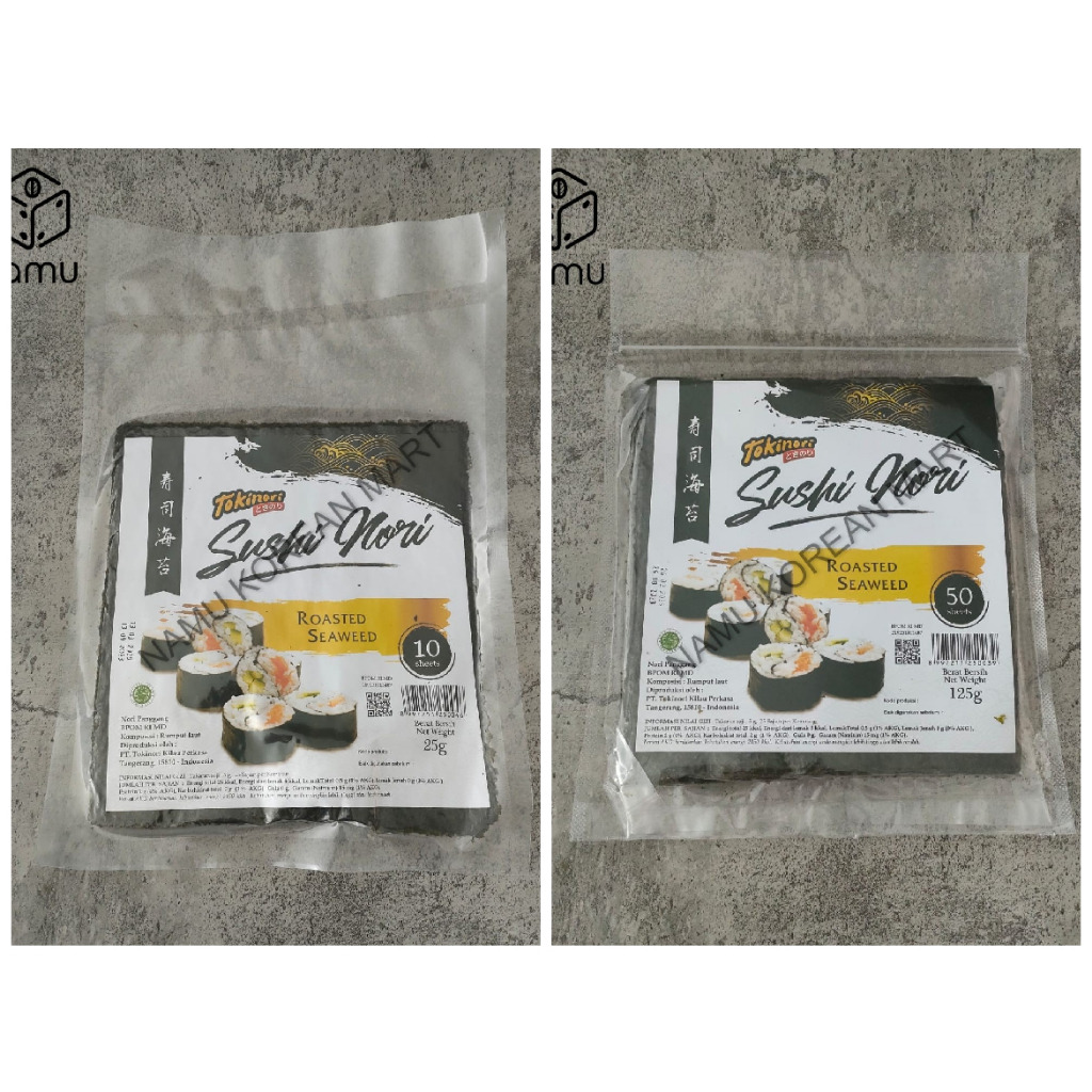 

Tokinori Sushi Nori 50 Lembar / Tokinori Sushi Nori 10 Lembar / Sushi Nori / Nori Lembaran / Rumput Laut Lembaran