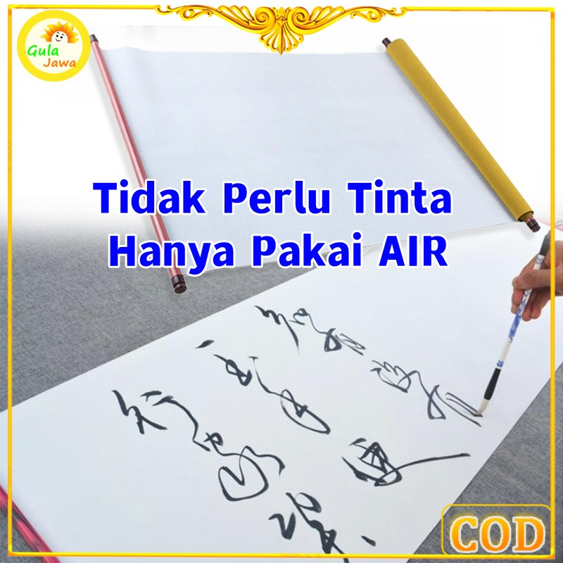 

Kain Gulung Reusable Untuk Latihan Menulis Kaligrafi (tidak perlu tinta, hanya pakai AIR)