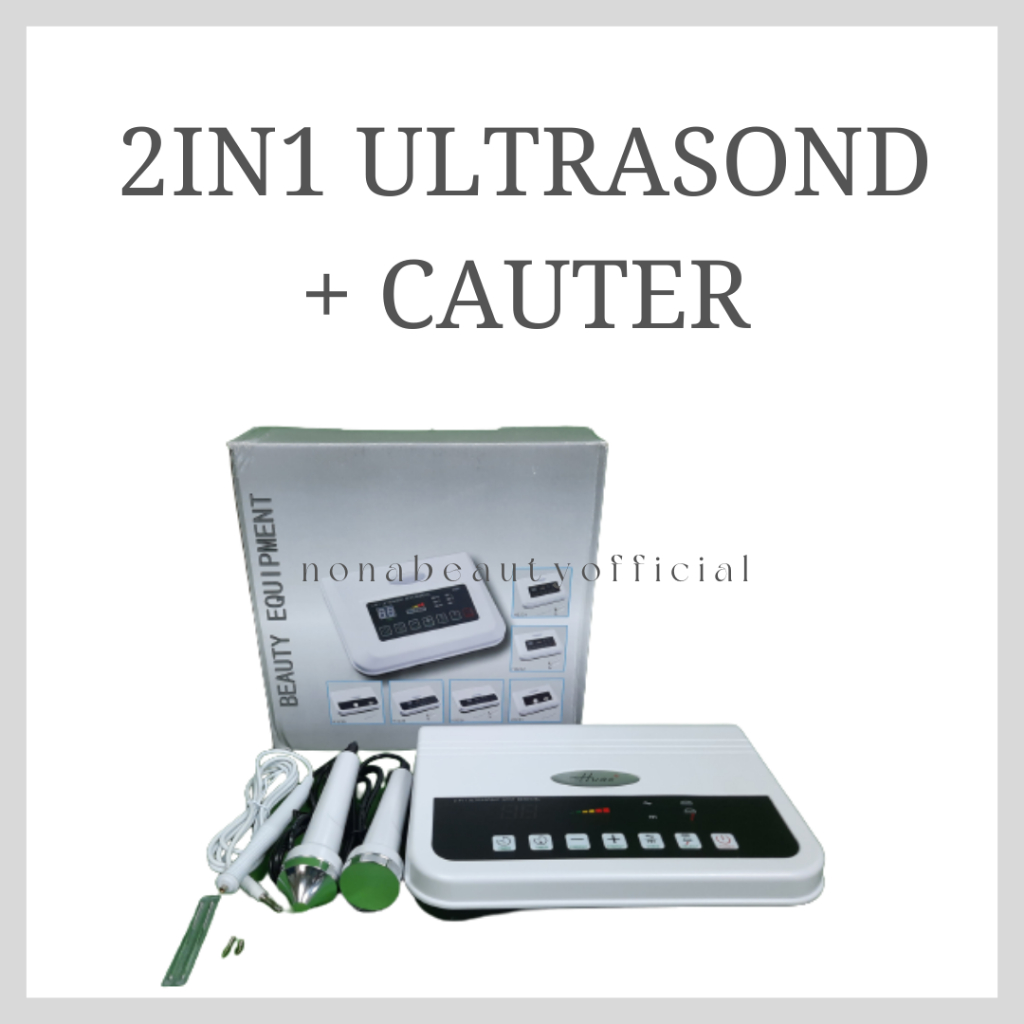 2IN1 ULTRASOUND DETOX + CAUTER / ALAT ULTRASAUND CAUTER DUA FUNGSI ALAT KECANTIKAN