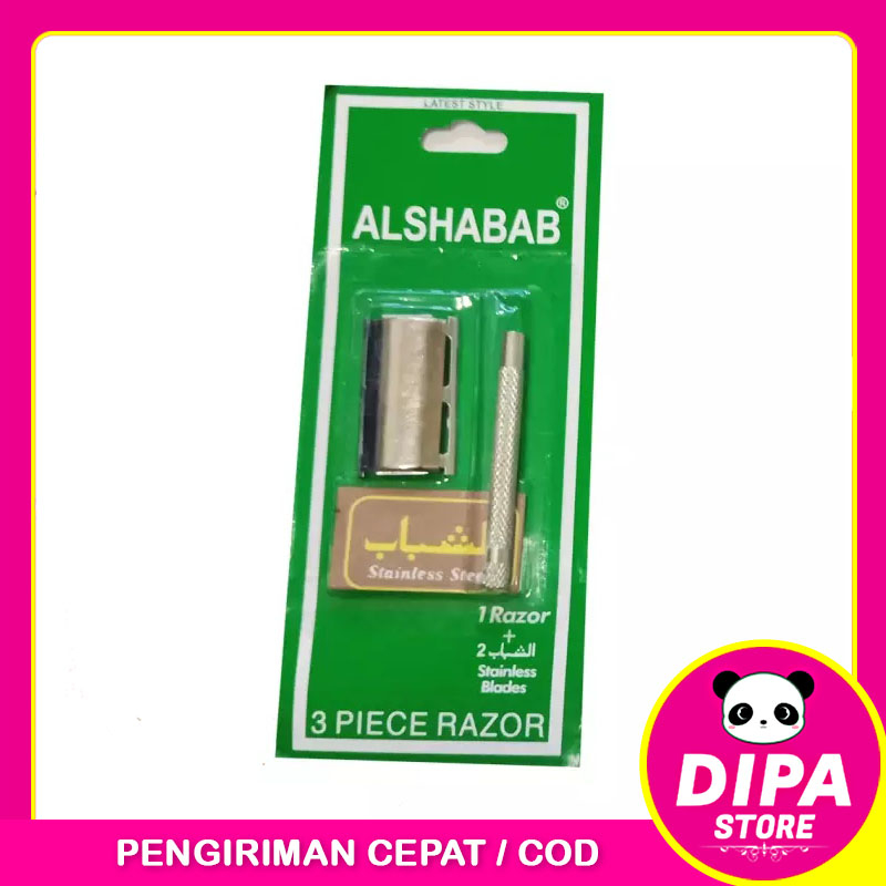 Alat Cukur Besi Original Stainless  Cukuran Kumis Jenggot Jadul Klasik Rambut TV-100