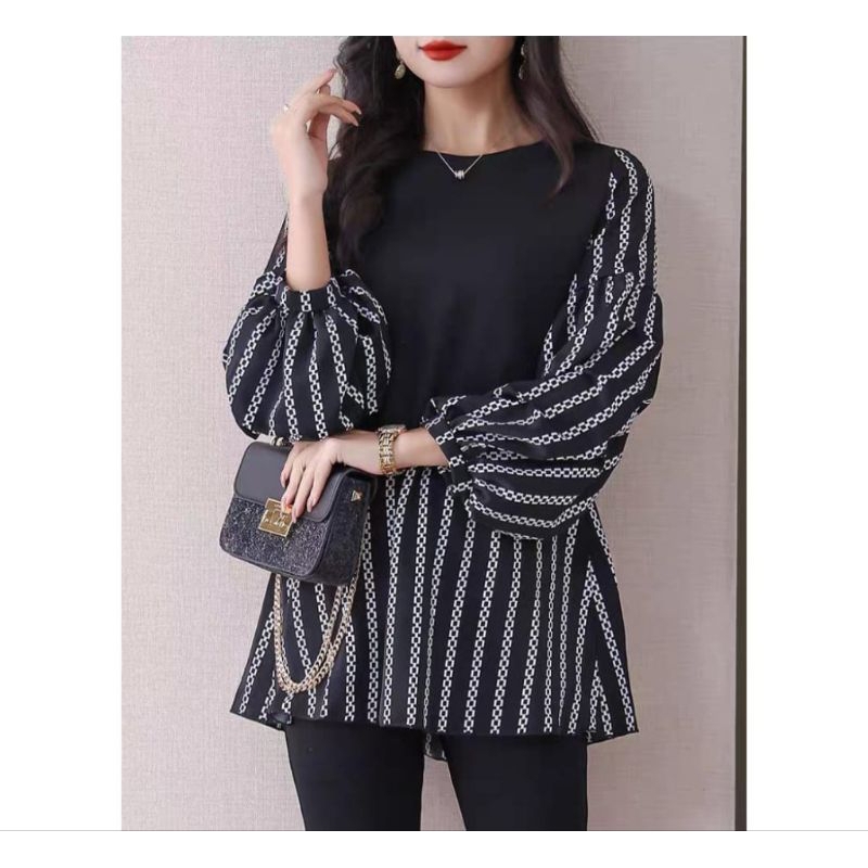 Blouse wanita,Blouse korea, Blouse Katun Silk Mix Rajut , Atasan Wanita Import , Baju Wanita,Busui,#