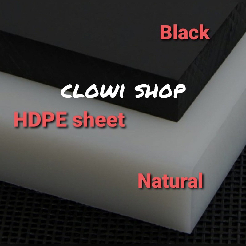 HDPE Sheet Black (HDPE Lembaran Hitam) - 3mm - 20mm