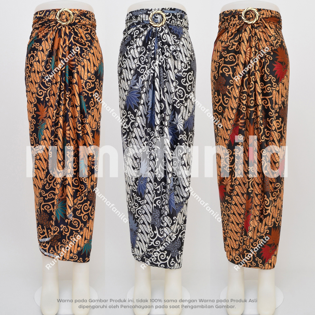 Rok Lilit Batik Premium Bawahan Kebaya Wisuda Jumbo Kain Batik Lilit Modern Pakaian Tradisional Pest