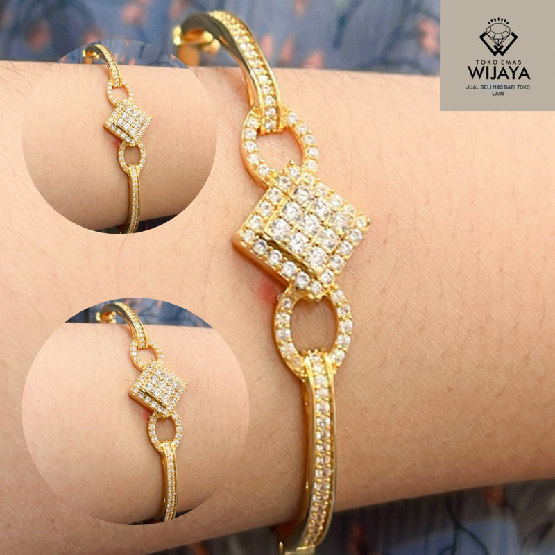 GELANG WANITA EMAS ASLI kadar 700