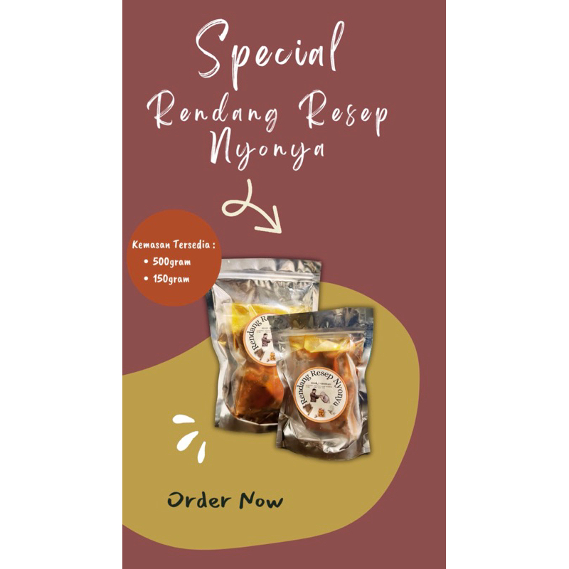 

Rendang Daging Sapi 500gram - Resep 3 Generasi Terenak diBEKASI