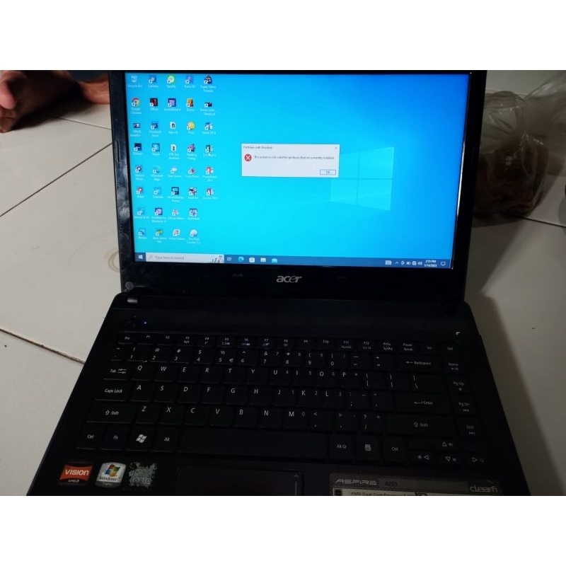 laptop Acer second