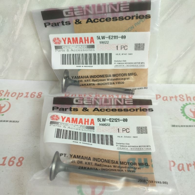 Payung Klep Valve Inlet Exhaust Mio Soul Fino Karbu Mio Sporty Nouvo Z Lele 5LW-E2111-00 / 5LW-E2121