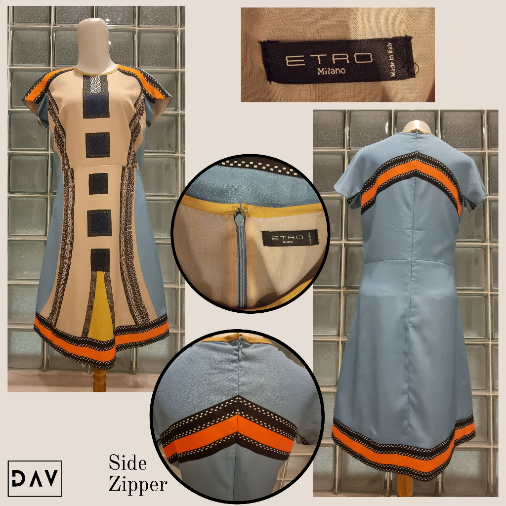 DAV - PRELOVED ITEMS - ETRO PATTERNED FORMAL DRESS