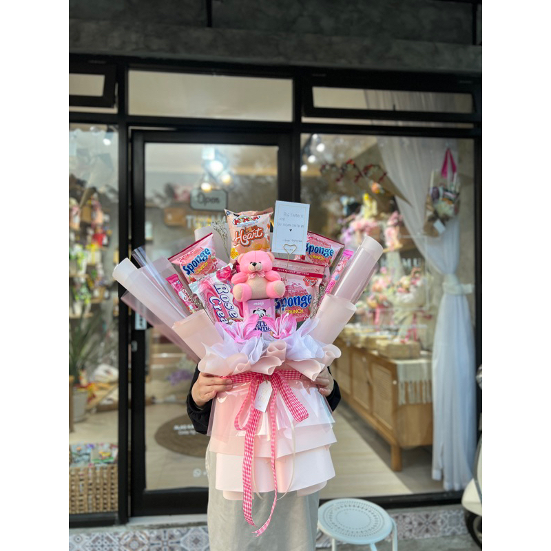 Snack Bouquet (Extra Large) bucket buket snack gift box hadiah kado