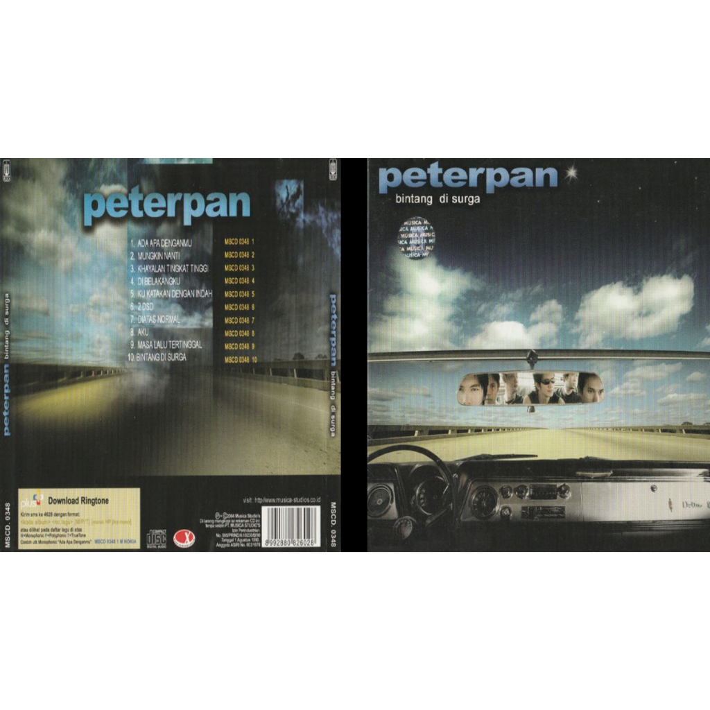 peterpan cd album bintang di surga 2004
