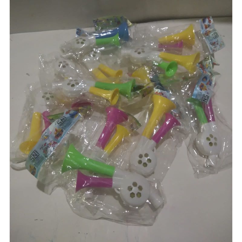 mainan anak trompet duoble Terompet Dua