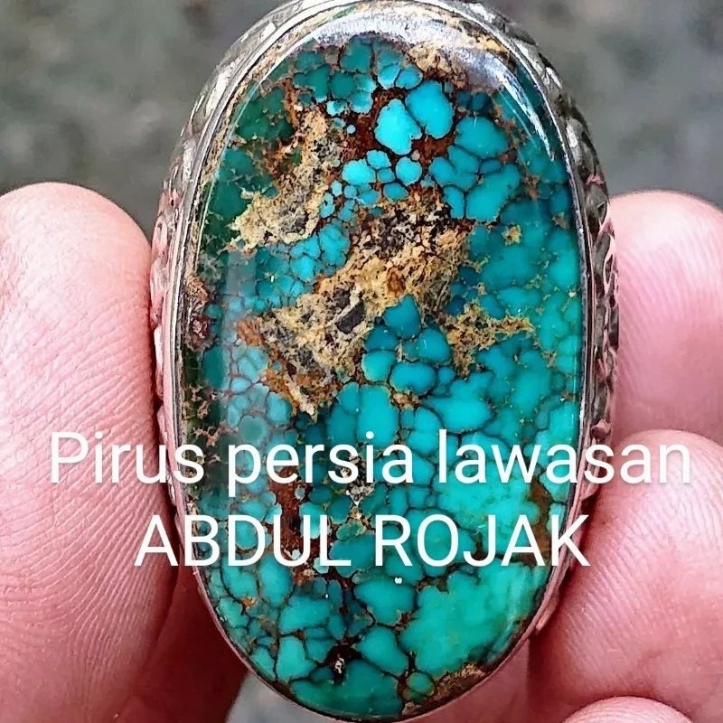 PIRUS PERSIA LAWASAN URAT EMAS TOP SUPER QUALITY TURQUOISE SULTAN