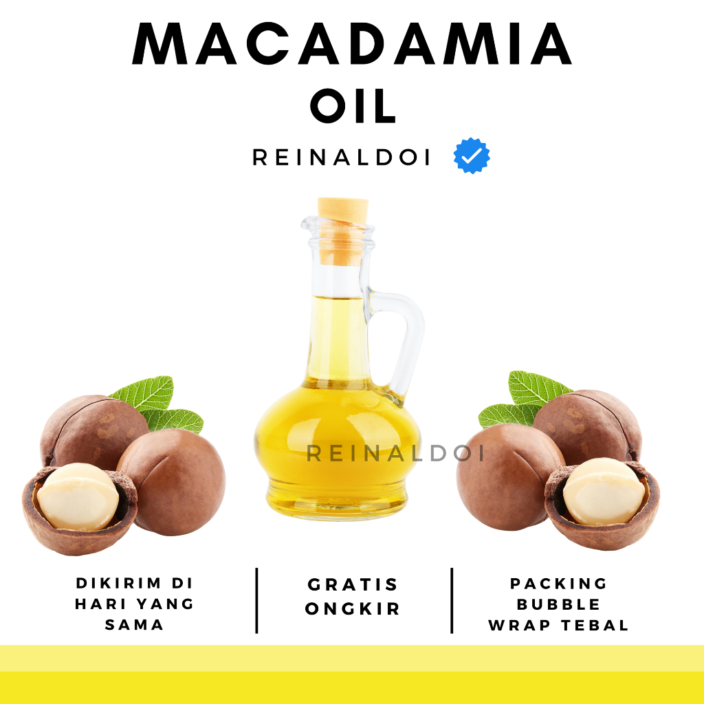 

Macadamia Oil Minyak Kacang Makadamia 100 ML