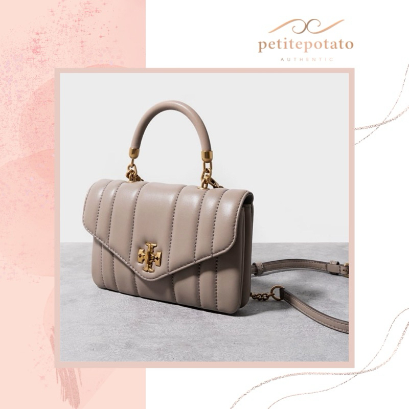 TAS BRANDED WANITA TORY BURCH KIRA QUILTED MINI SATCHEL