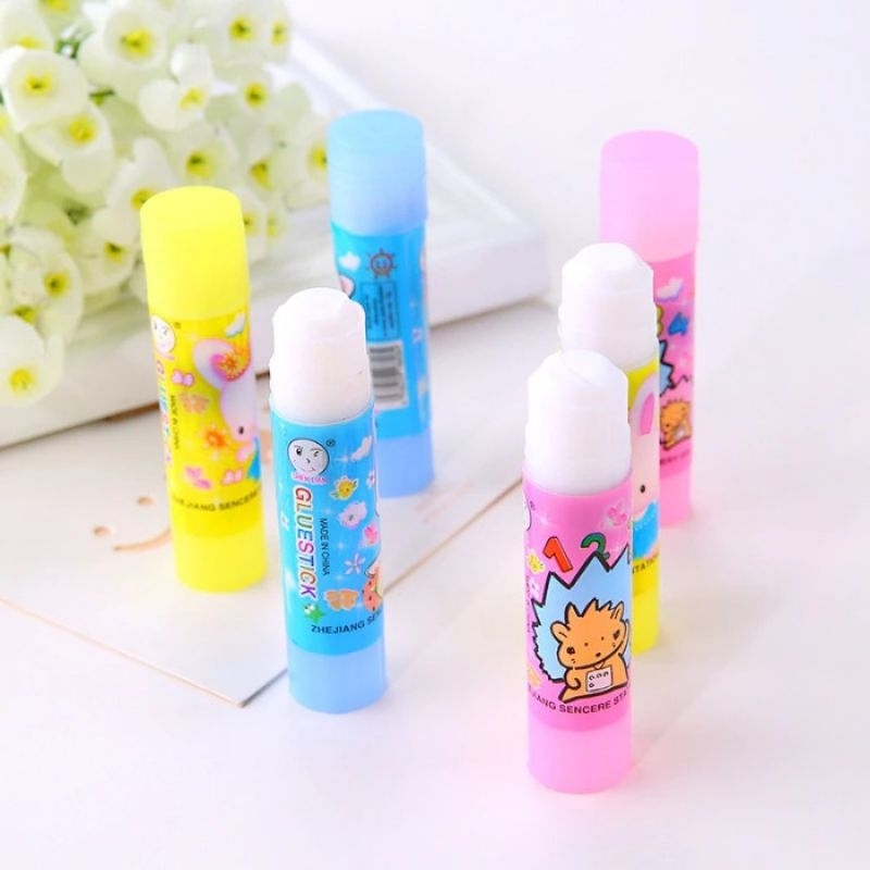 

Lem Perekat Kertas Tangan / Sekolah / Sekolah / Kantor Batang Mini Glue Stick 10 g