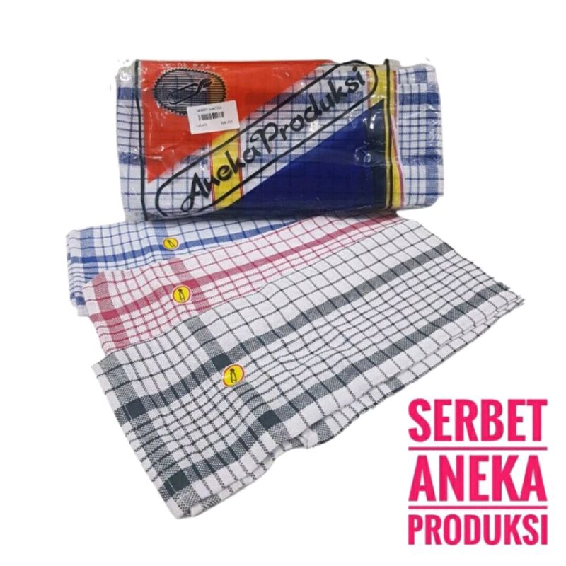 Serbet ANEKA PRODUKSI / Cap Gunting / Lap Piring / Serbet Kain / Lap Kain