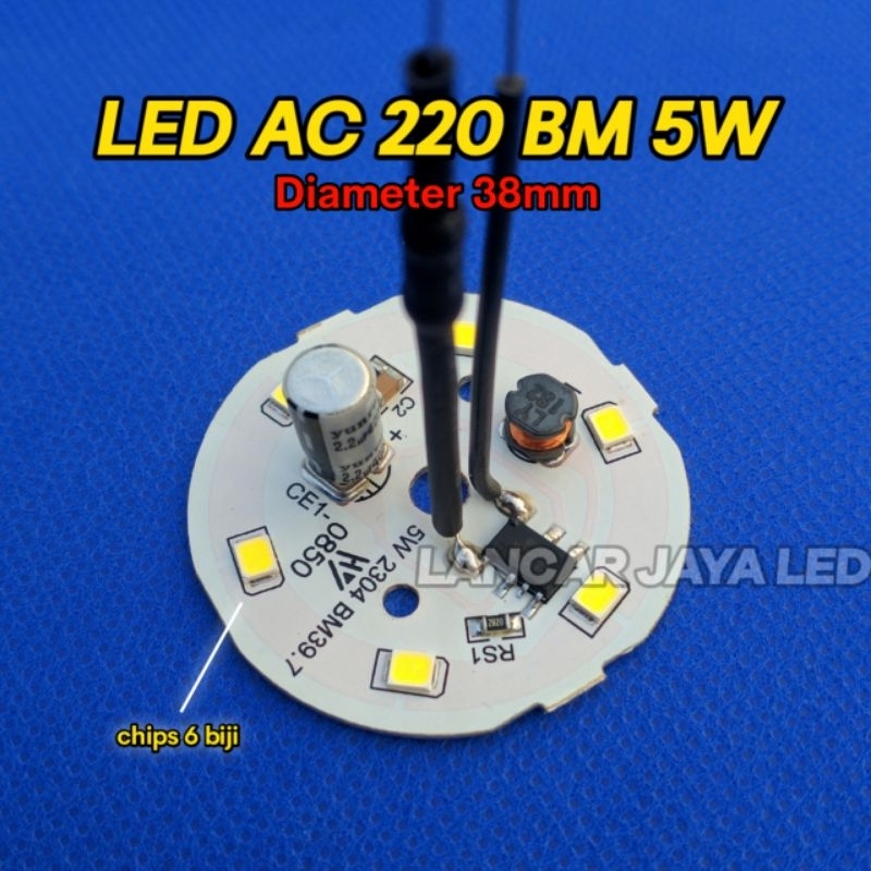 PCB LED AC BM 5W