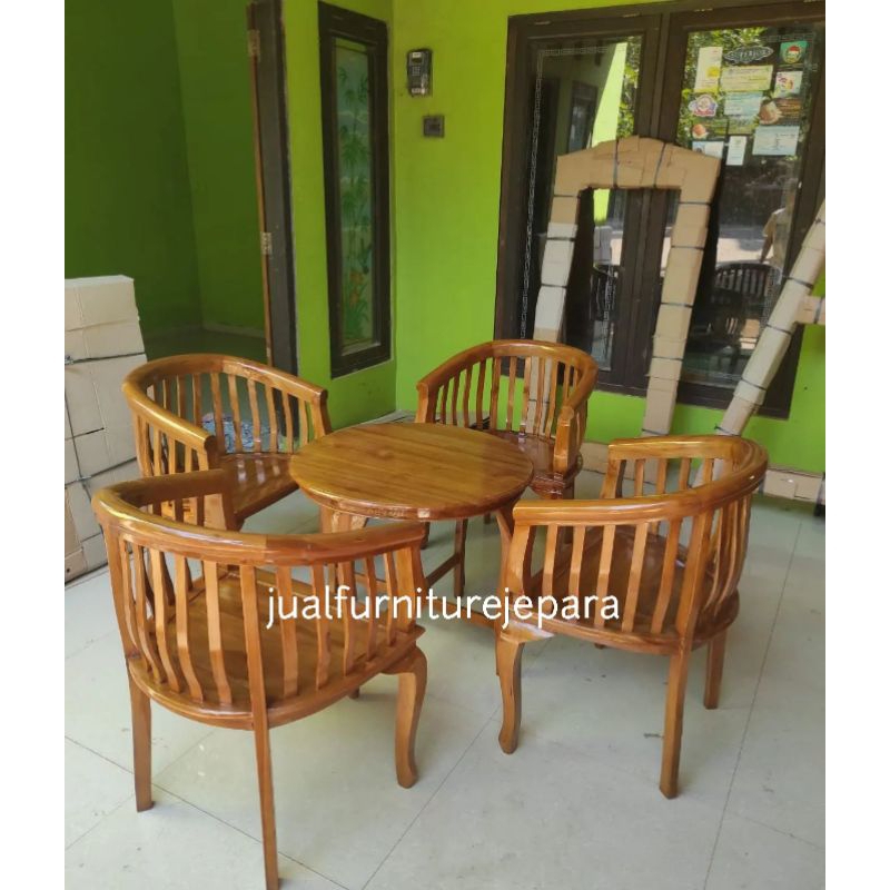 kursi tamu kayu jati, set kursi tamu Betawi kayu jati