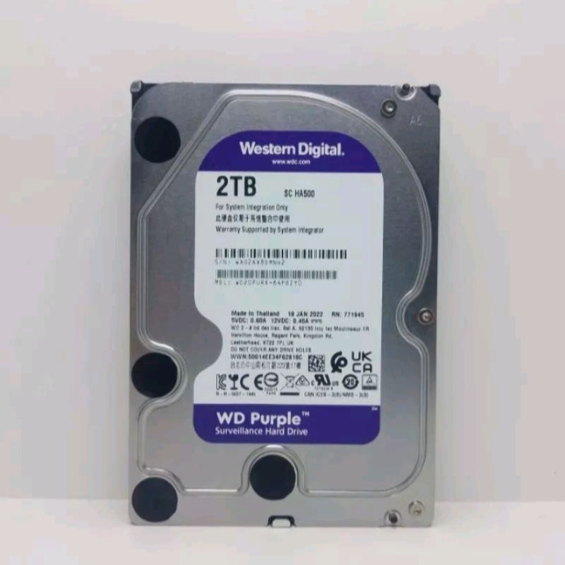 Hardisk MERK WD 2TB