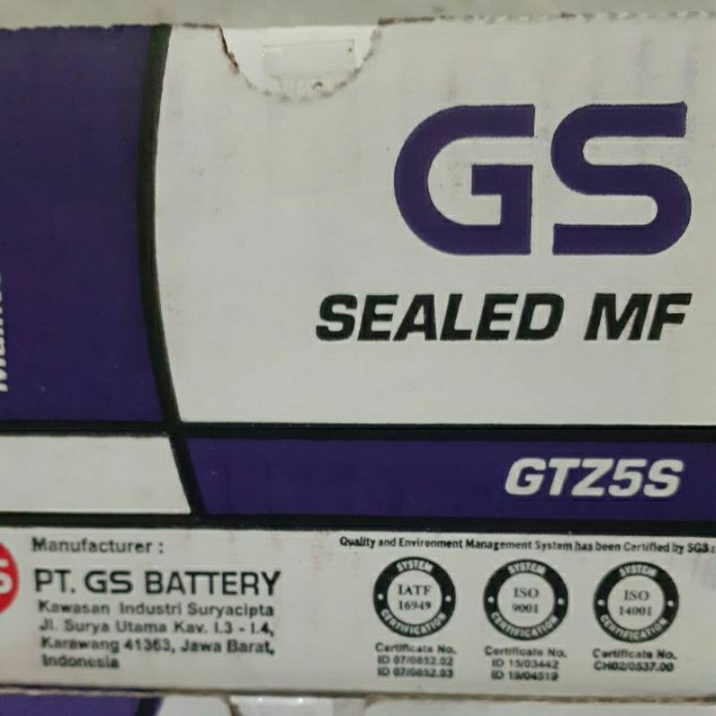 AKIGTZ5 GS 35Ah astra Otoparts