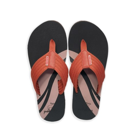 Sandal Panama Havana 02 Black Red Original Sandal Jepit