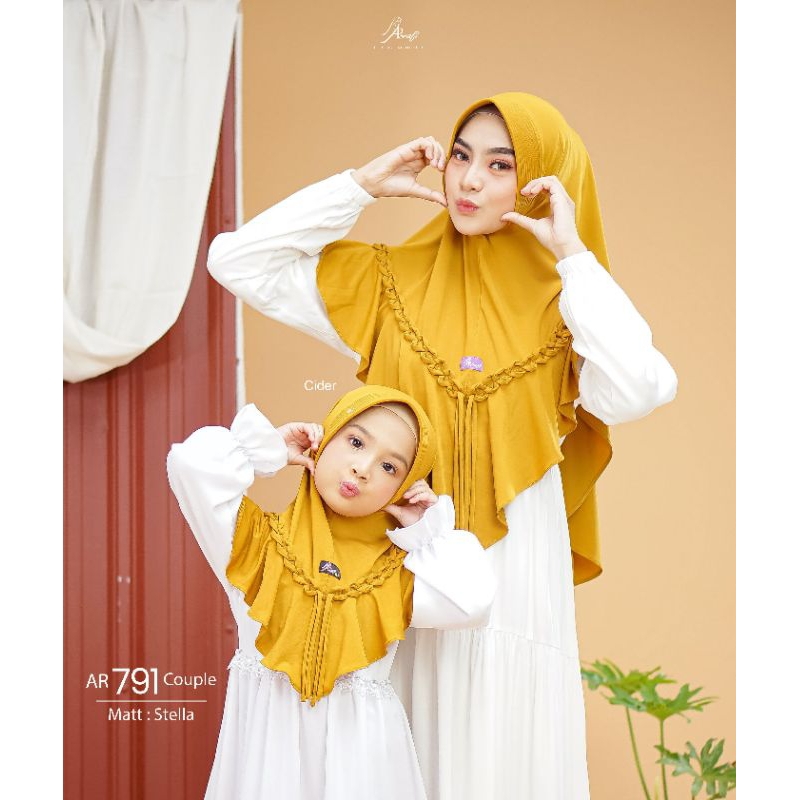 HIJAB COUPLE  terbaru AR 791 ( by arrafi ori )