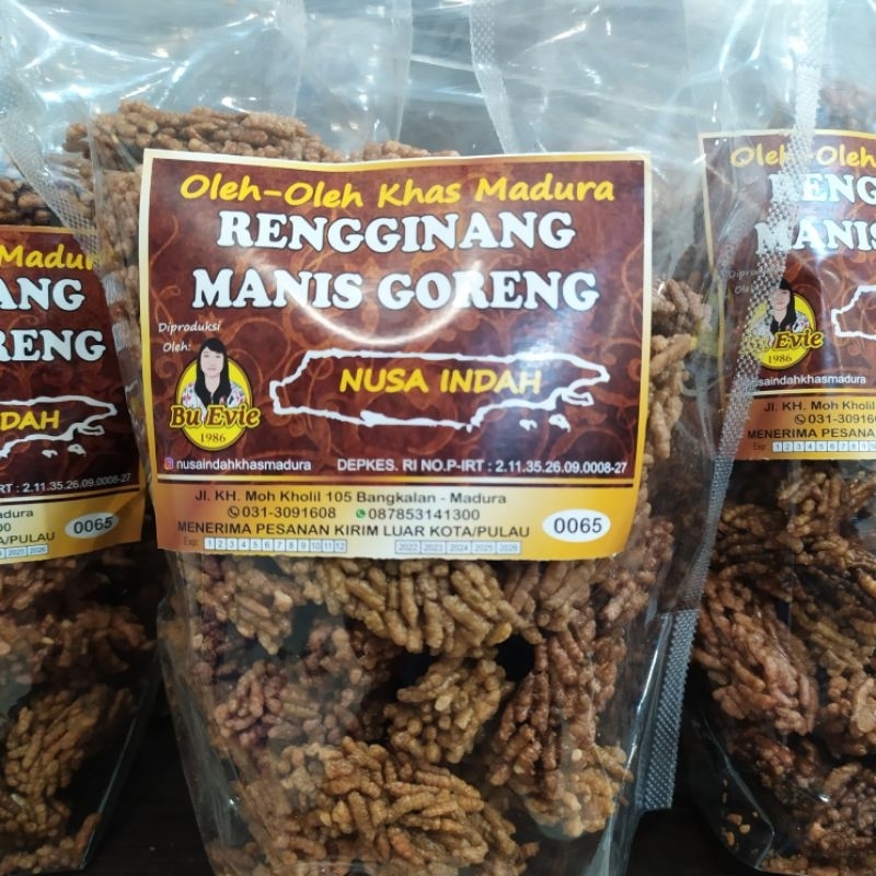 

Rengginang Manis Goreng 170 gram (Bentuk Unyil)