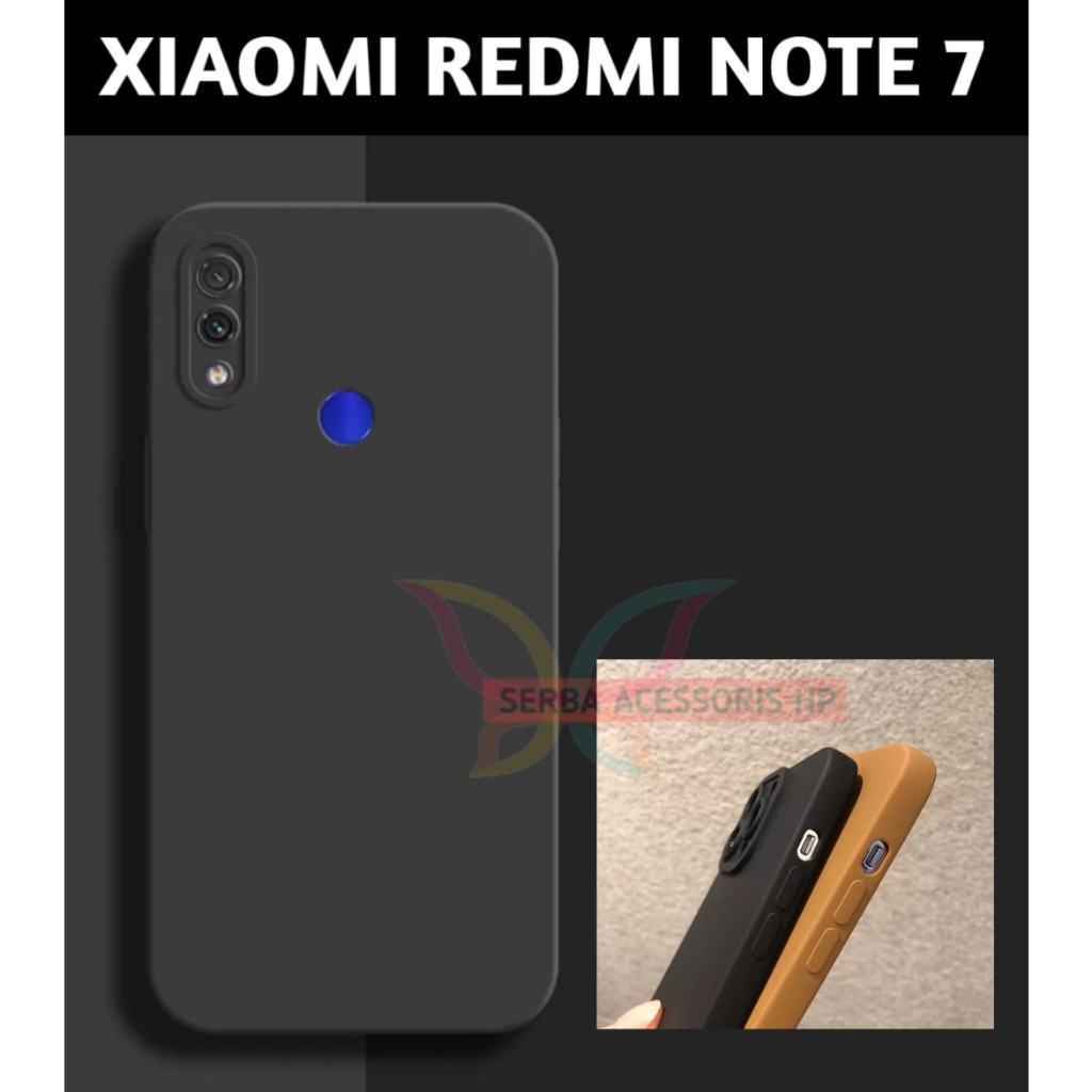 softcase case XIAOMI REDMI NOTE 7 macaron polos Pelindung Kamera