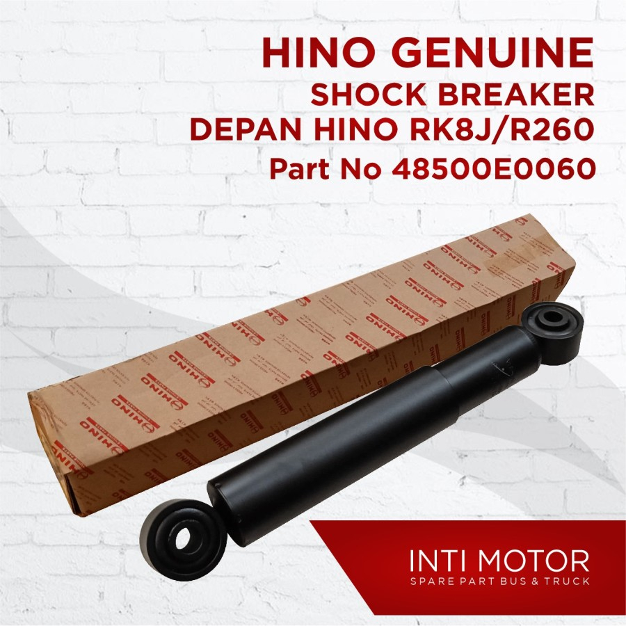 HINO GENUINE PARTS - SHOCK BREAKER DEPAN - 48500E0060 - HINO RK8J/R260