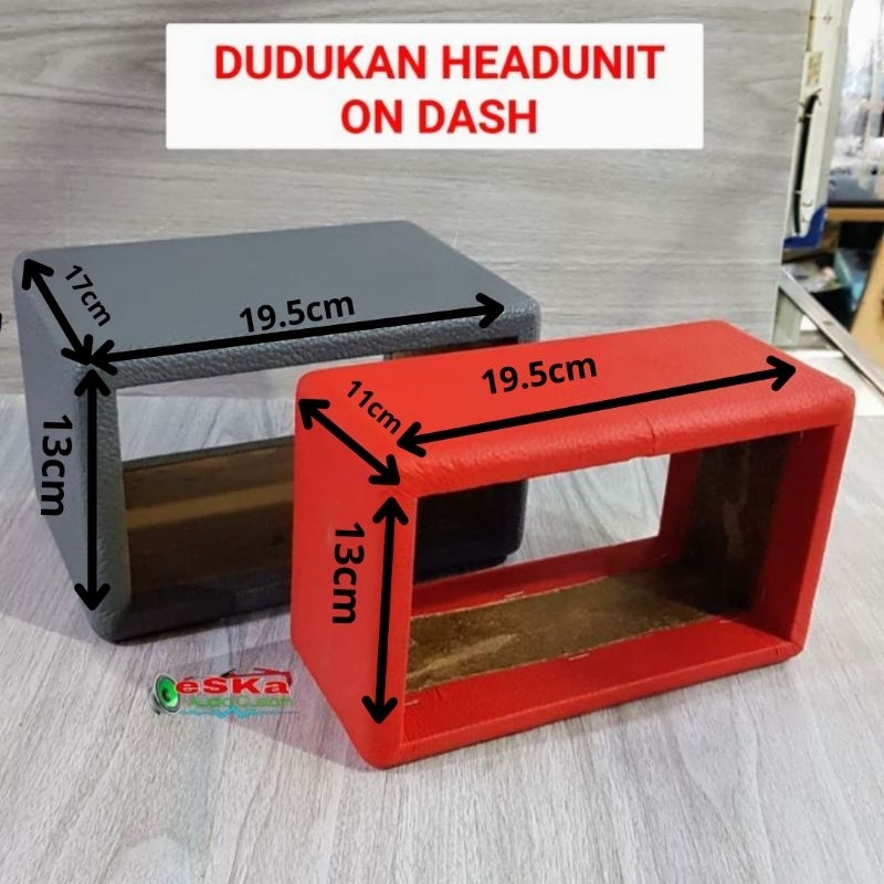 DUDUKAN HEADUNIT ON DASH universal kotak