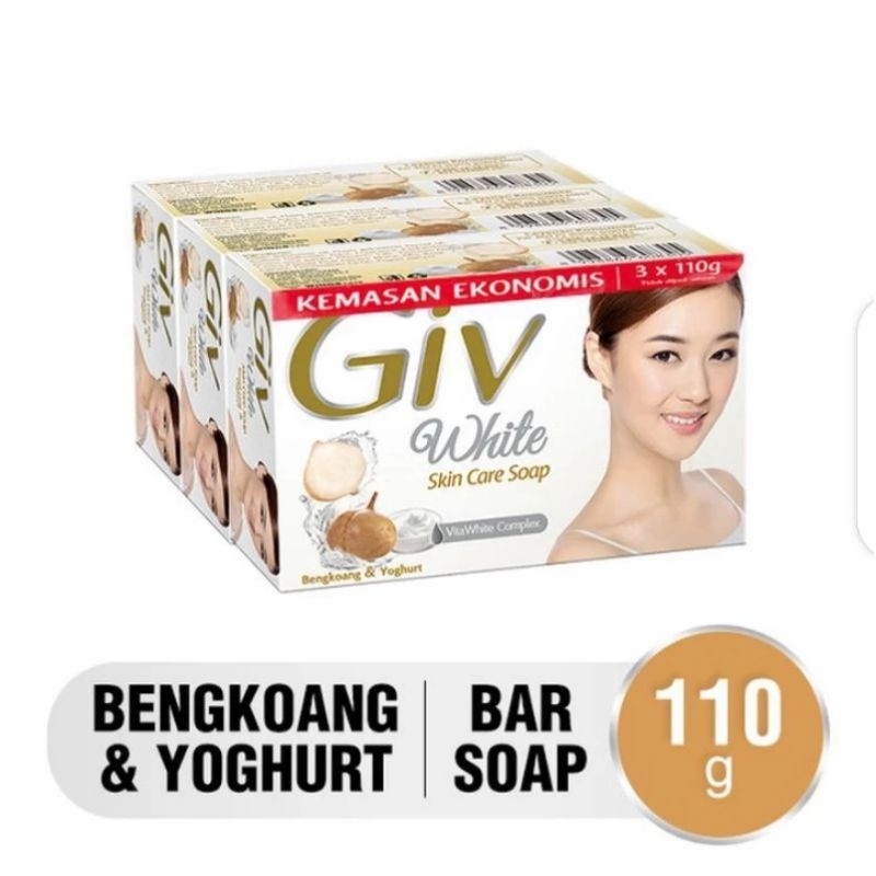 GIV Sabun Batang 110gr isi 3pcs GIV Sabun Batang 3x110gr