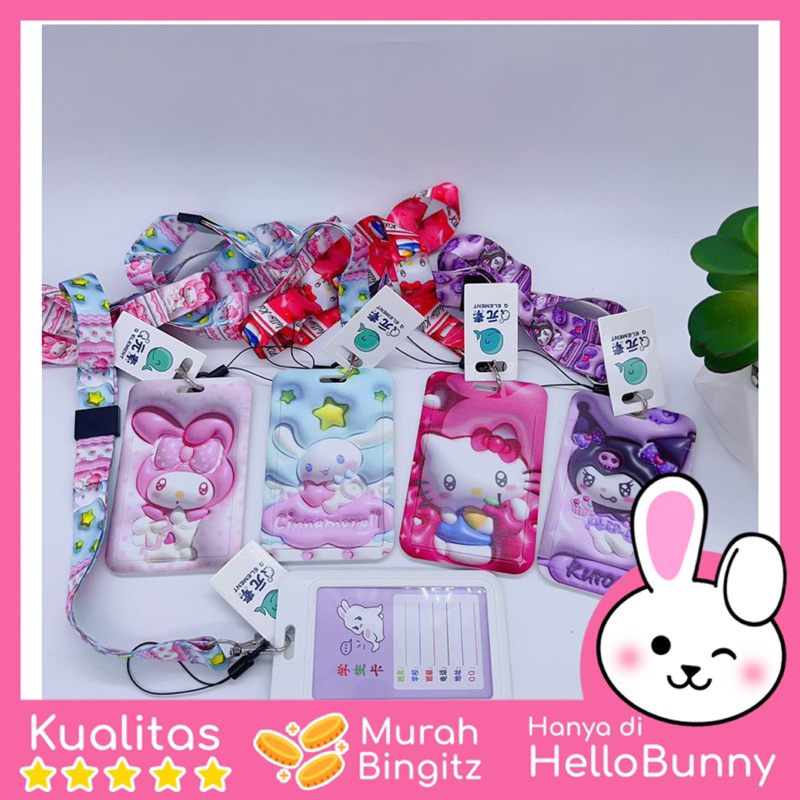 

ID CARD/ LANYARD GANTUNG LEHER STRAP KARAKTER SANRIO