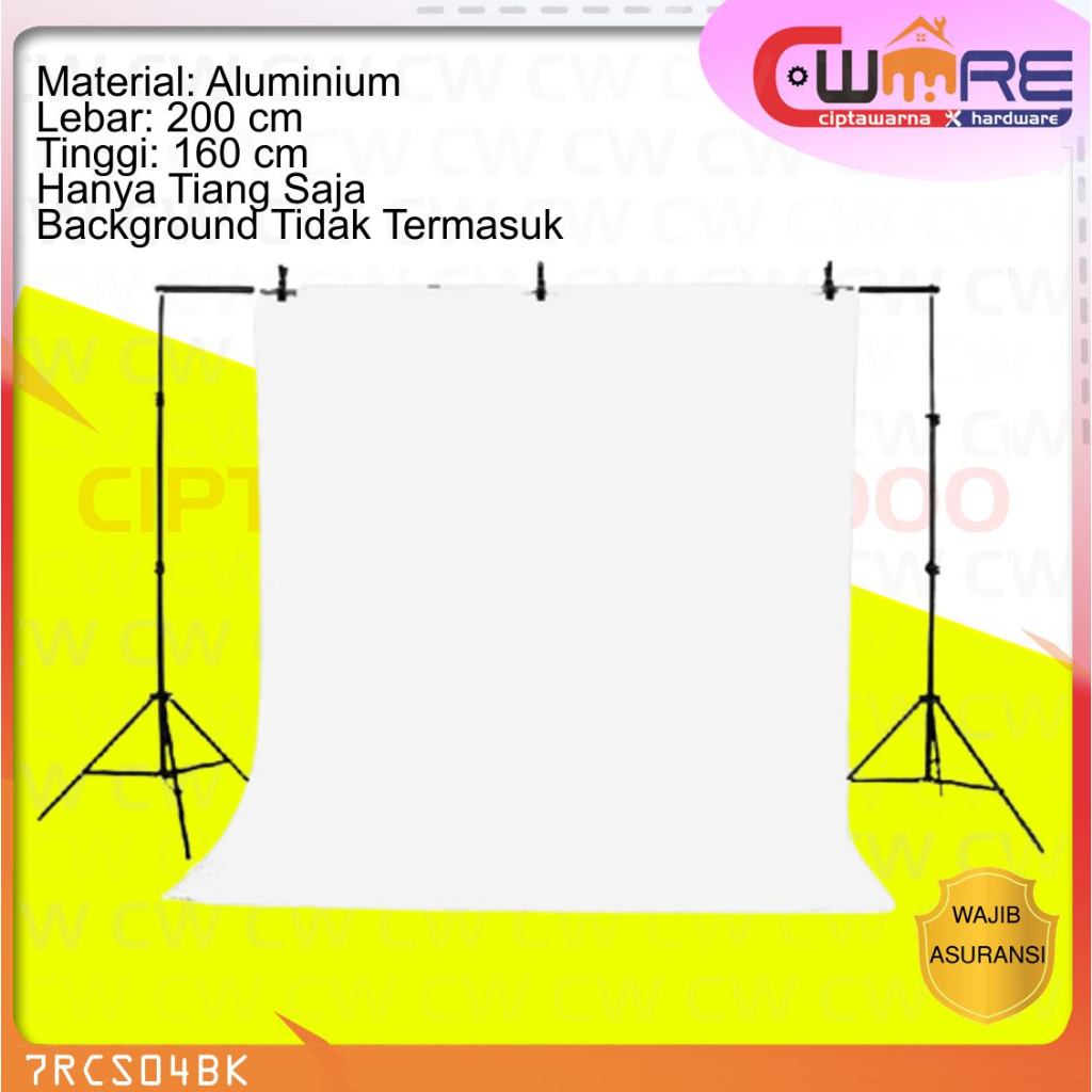 TaffSTUDIO Bracket Stand Backdrop Foto Studio 160 x 200 cm - BDB CW2H