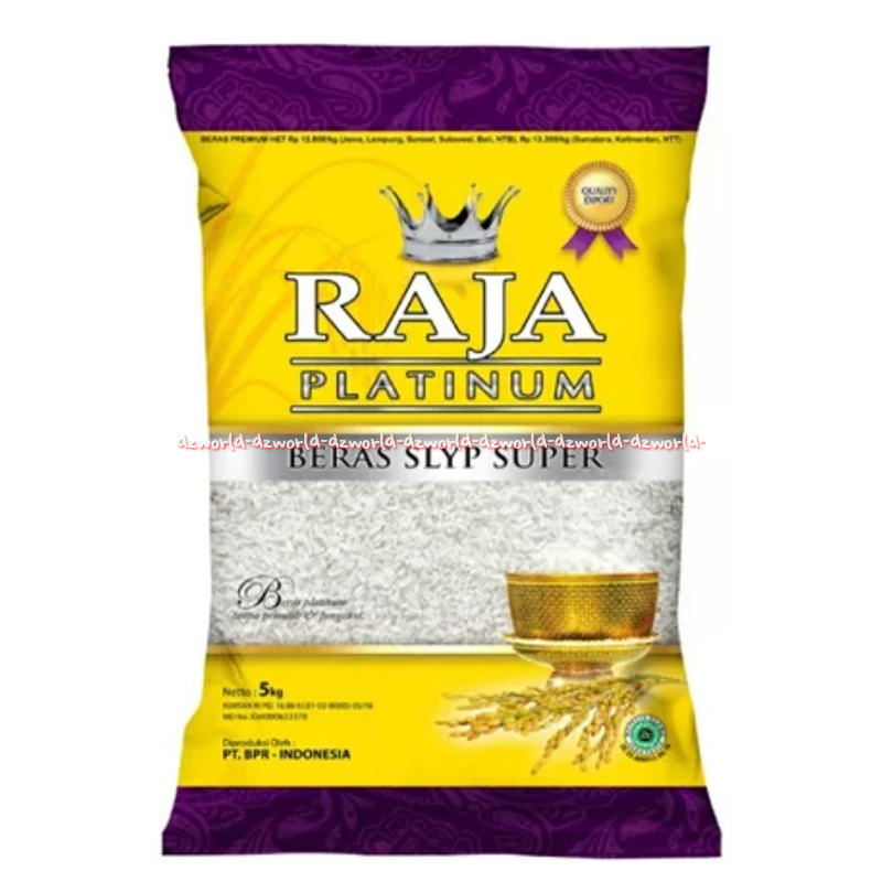 

Raja Platinum Beras Premium 5kg Rice Beras Pulen Dengan Kualitas Tinggi Cocok Untuk Membuat Sushi 5 Kilo