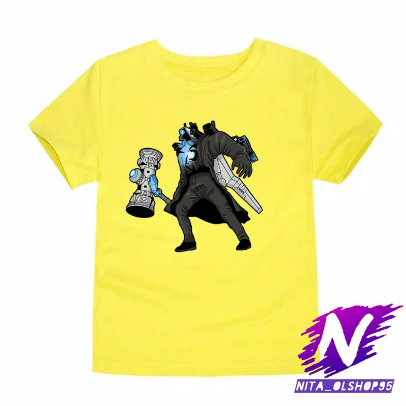 BAJU ANAK KAOS ANAK SKIBIDI TITAN