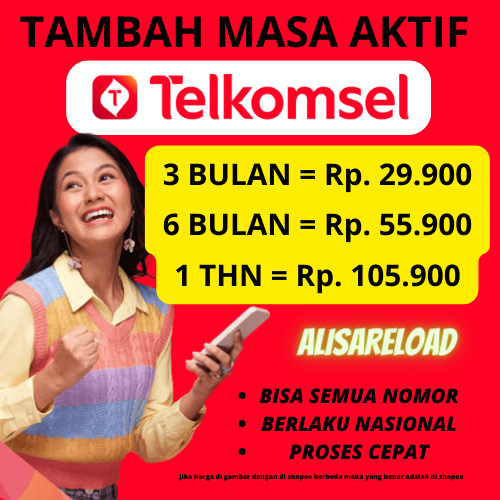 TAMBAH MASA AKTIF KARTU TELKOMSEL 1 TAHUN
