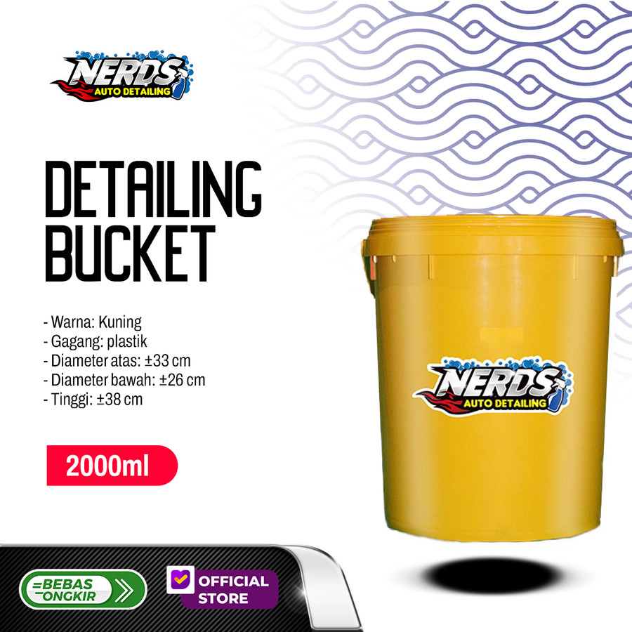 Detailing Bucket Wash bucket Ember Cuci Mobil Motor 20 liter