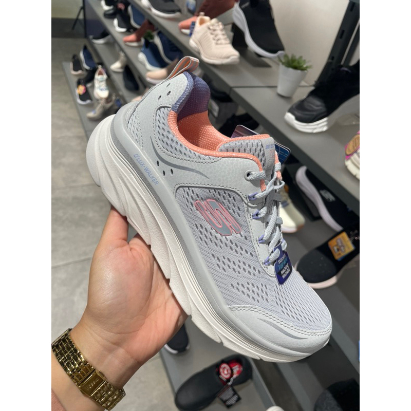 Skechers D'Lux Walker Women's Sneaker - Grey