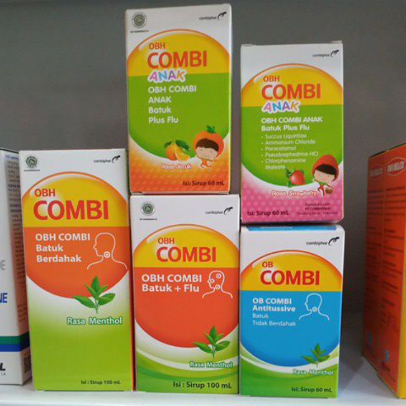 OBH Combi Batuk Berdahak Menthol Sirup (100 ml) OBH COMBI ANAK