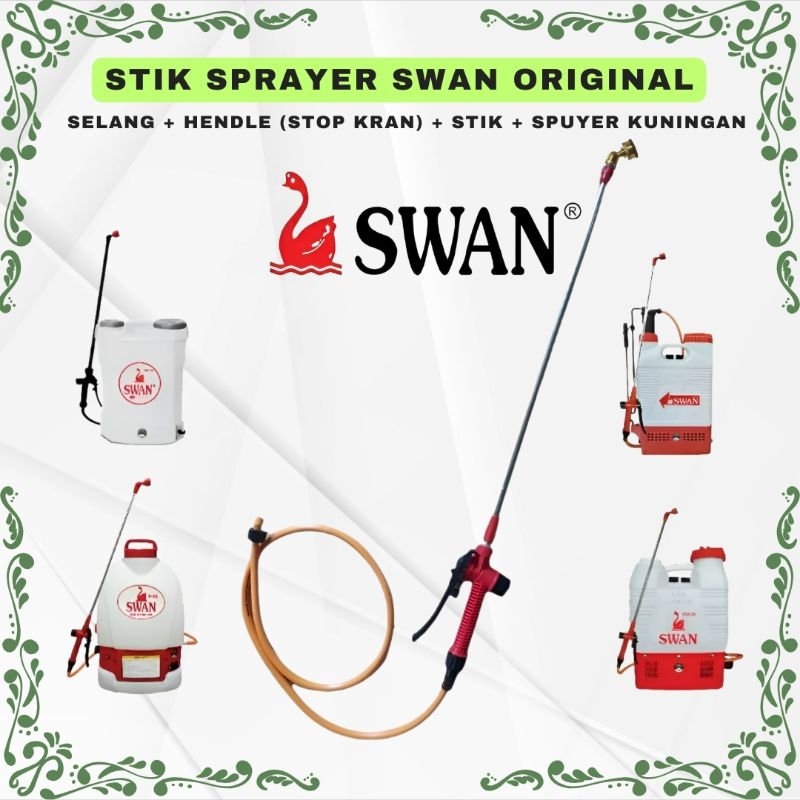 PAKET STIK ORIGINAL SWAN / STIK SPRAYER SWAN / HENDLE SPRAYER / SELANG SPRAYER / STIK SWAN F16 / STI