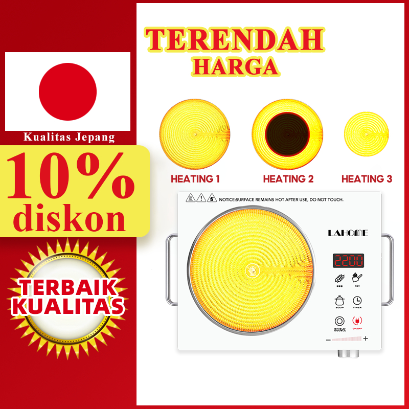 LAHOME Inframerah Induksi Kompor 100W-1300W Listrik Portable Hemat Listrik Alat Masak Untuk Stove In