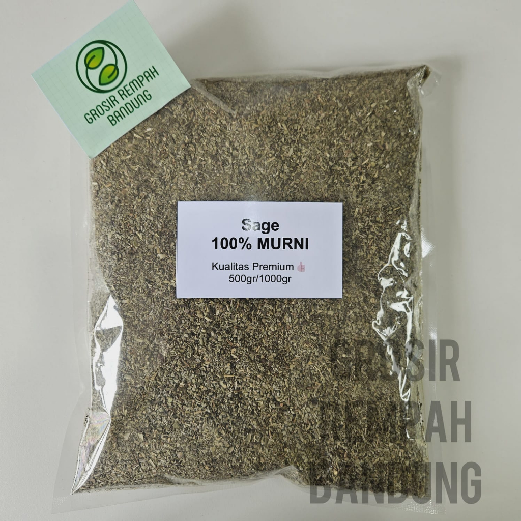 

Sage / Sage Flakes / Daun Sage Kering / Bersih Pilihan / Rempah / Kualitas Terbaik