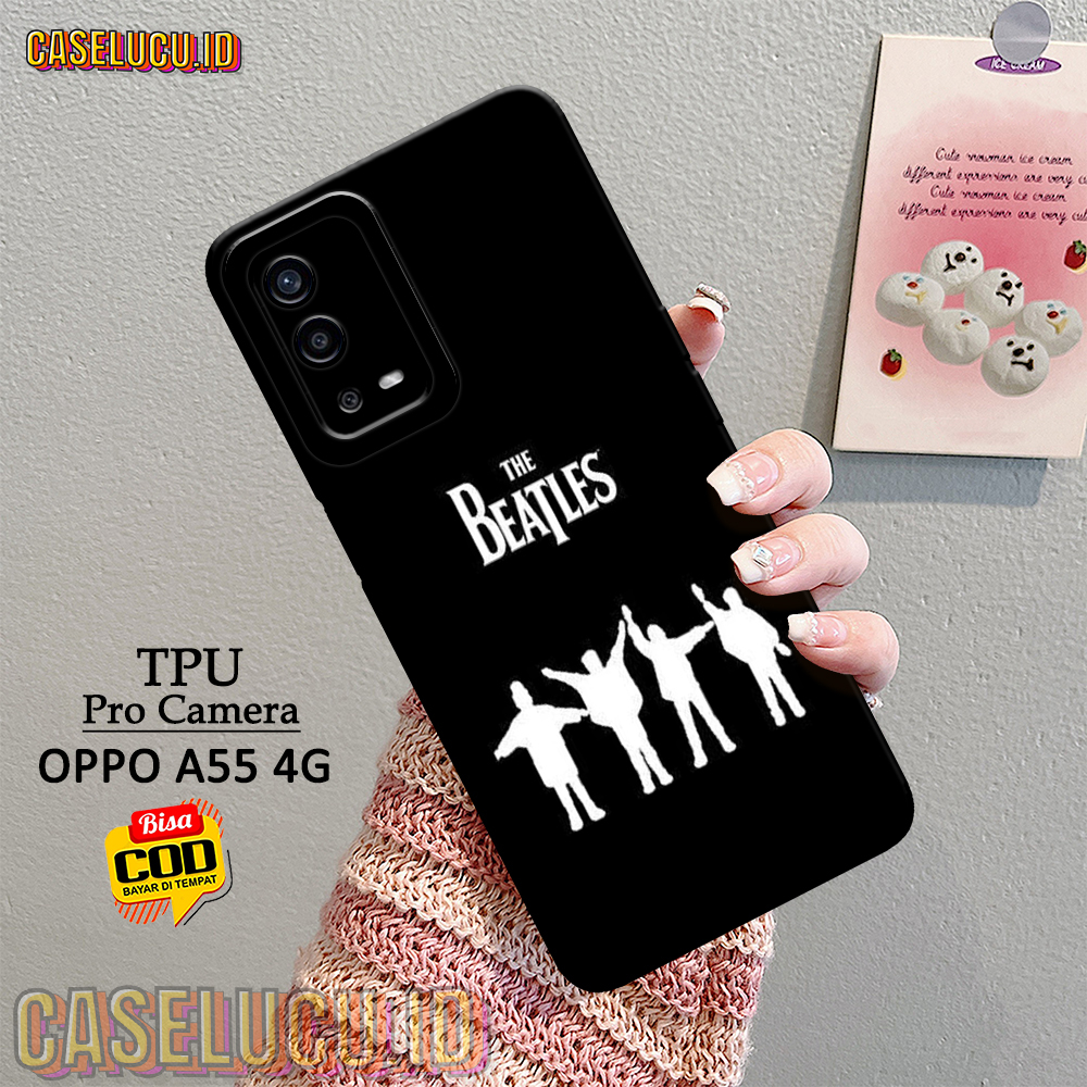 Casing Hp Oppo A55 4G Terbaru - Fashion Case Band - Case Oppo A55 4G - Soft Case Hp Oppo A55 4G - Ke