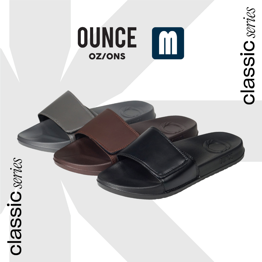 OUNCE - Classic Slide Strap - Sandal Pria 39-43