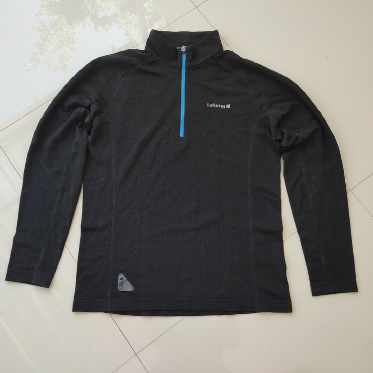 5. Baselayer Outdoor Lafuma Lengan Panjang Size M Woman - Pakaian Lapangan Pria Wanita Anak