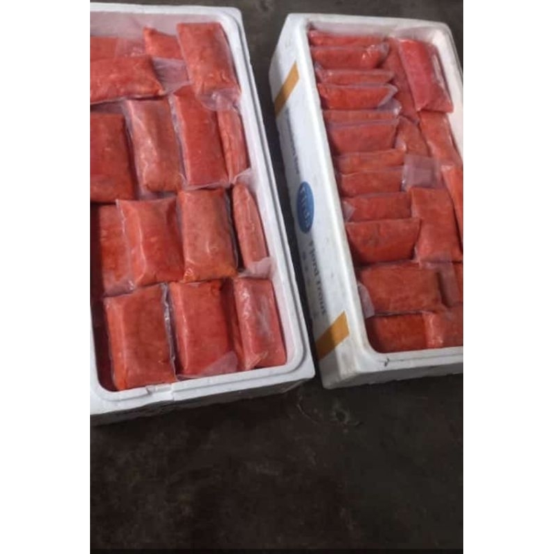 

salmon kerok UK.kemasan 500gr